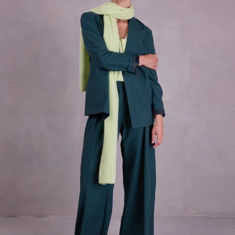 Alfatar alpaca sjaal in daiquiri green