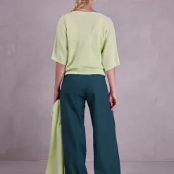 Almelo alpaca top in daiquri green