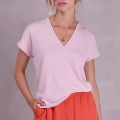 Beckey roze T-shirt