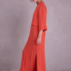 Bonita jurk in flame Tencel