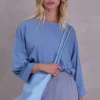 Cava sweater in dusk blue
