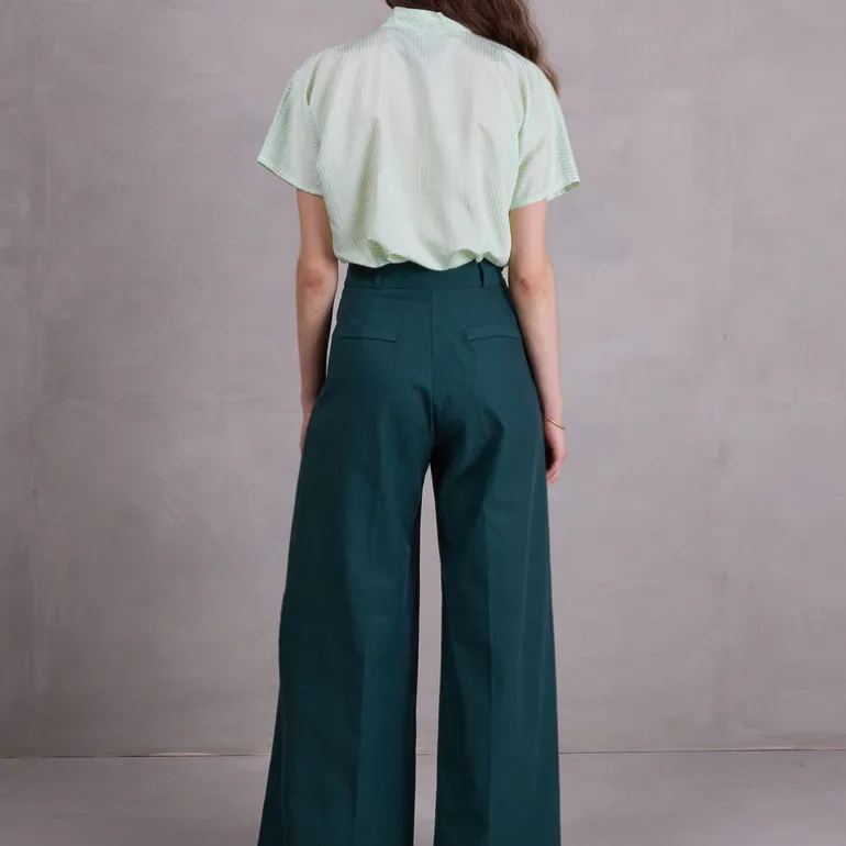 Cezar broek in bottle green