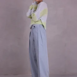 Cezar broek in misty blue