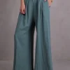 Clinton broek in salie Tencel