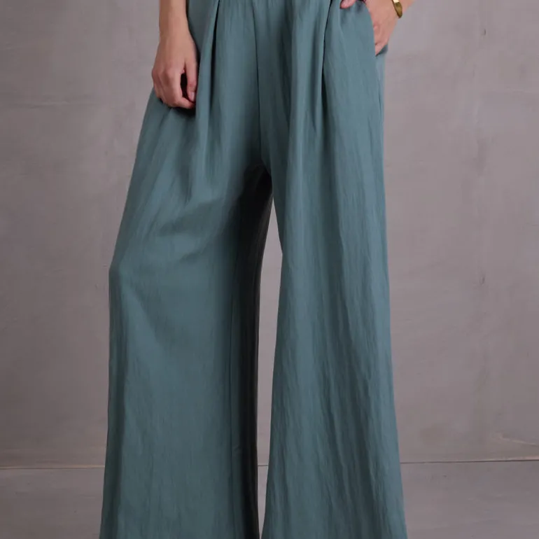 Clinton broek in salie Tencel
