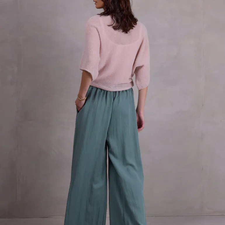 Clinton broek in salie Tencel