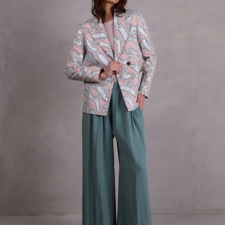 Clinton broek in salie Tencel