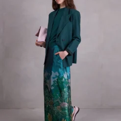 Davos blazer in bottle green