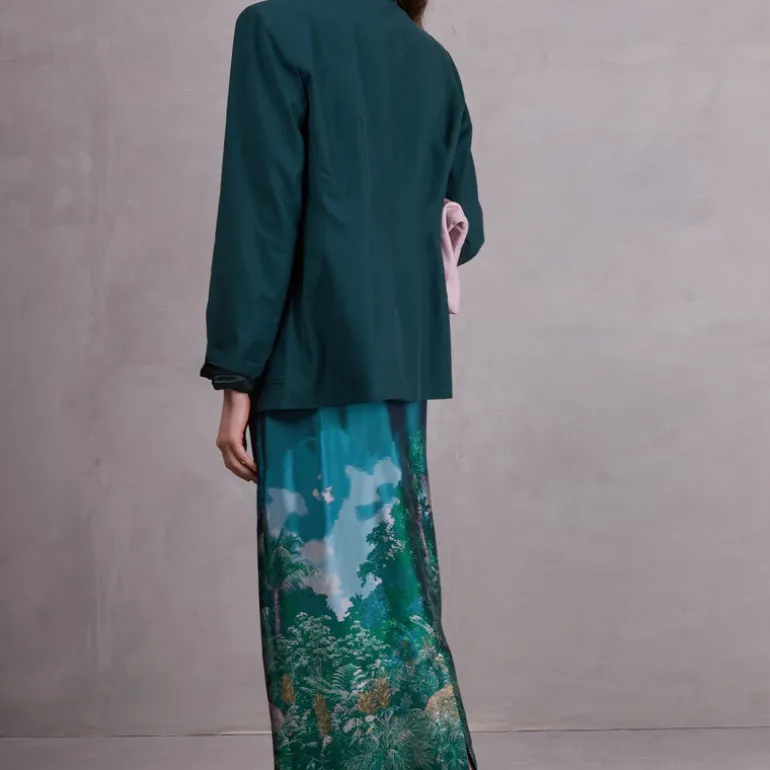 Davos blazer in bottle green