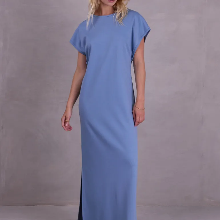 Denise jurk in dusk blue