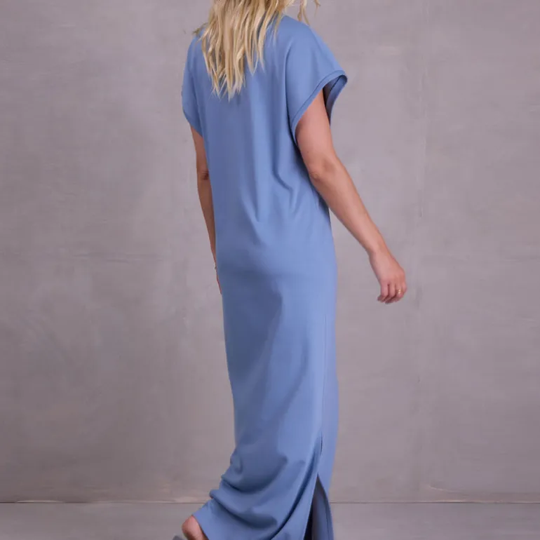 Denise jurk in dusk blue