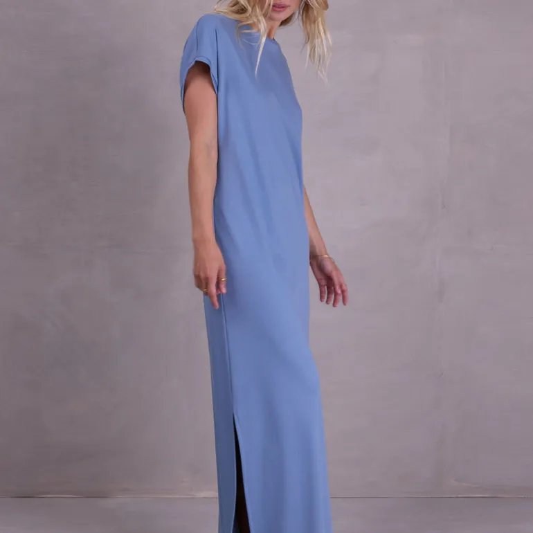 Denise jurk in dusk blue
