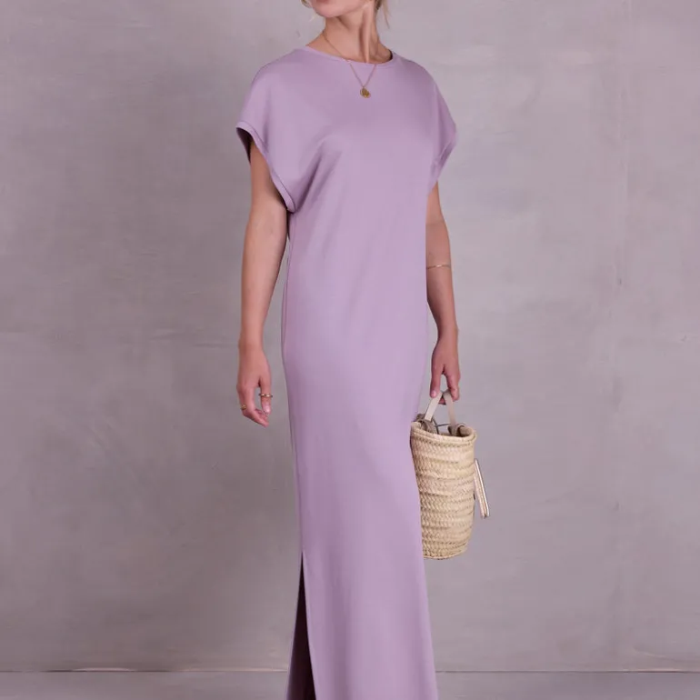 Denise jurk in dusty lilac