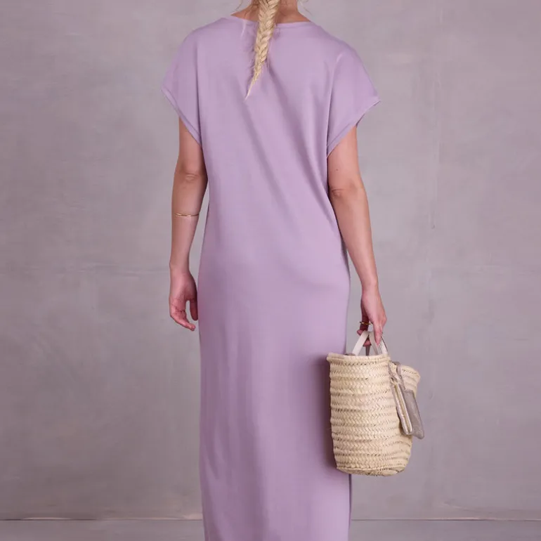 Denise jurk in dusty lilac