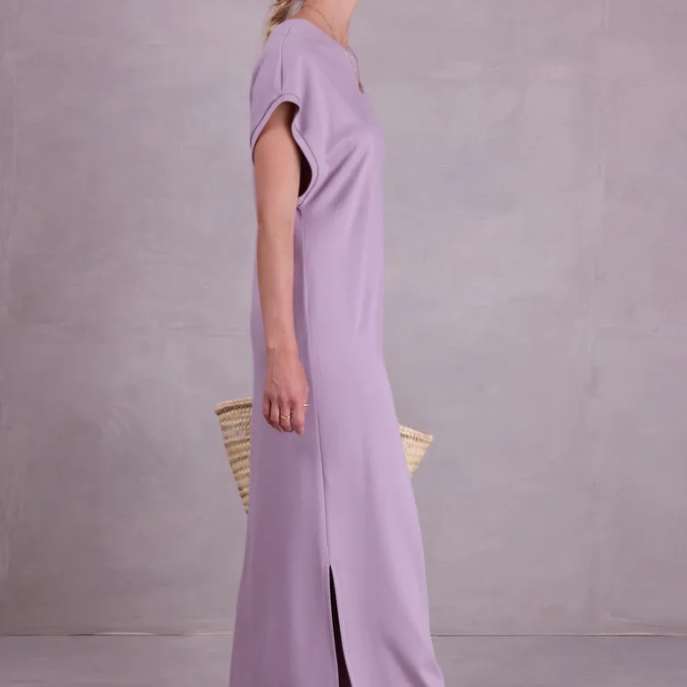 Denise jurk in dusty lilac