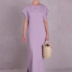 Denise jurk in dusty lilac