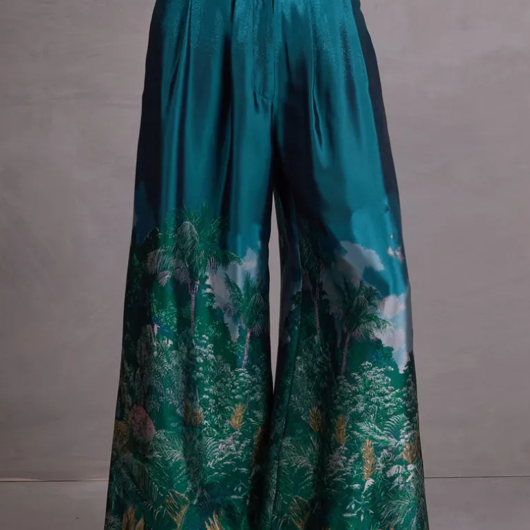 Donny broek in jungle jacquard