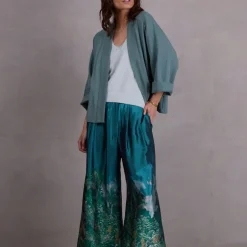Donny broek in jungle jacquard