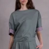 Dotty sweater in green blend