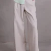 Edward broek in sand herringbone