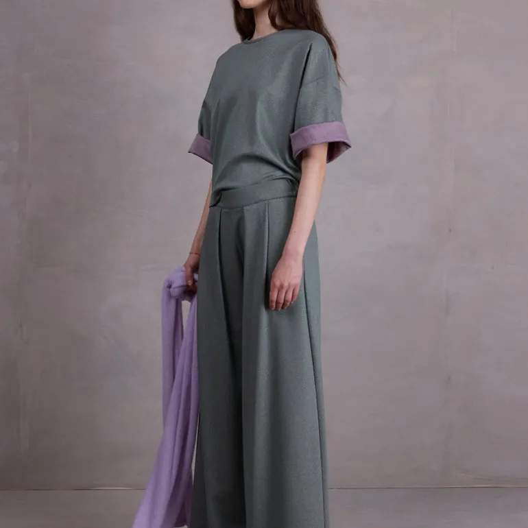 Egbert broek in green blend
