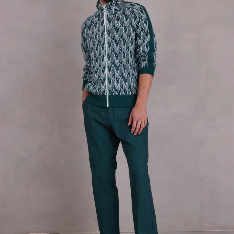 Fabrice broek in bottle green