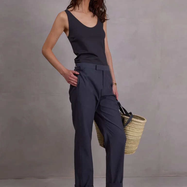 Fabrice broek in charcoal