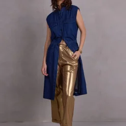 Faith jurk in summer denim