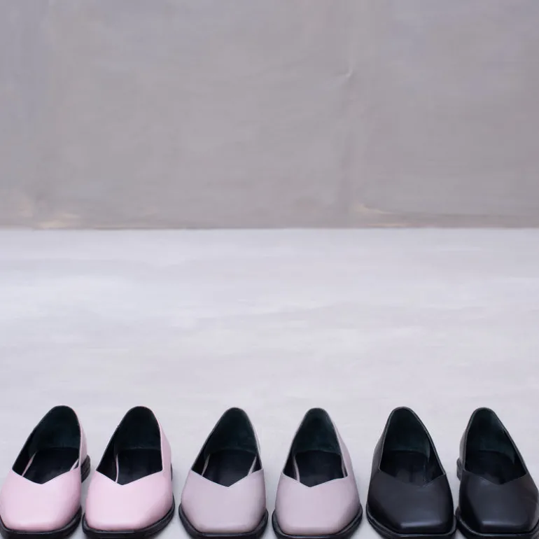 Faiza ballerina in misty rose
