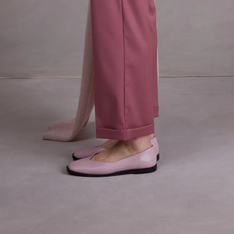 Faiza ballerina in misty rose