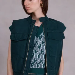 Fallonn cargo jasje in evergreen