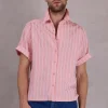 Falma soft pink gestreept hemd