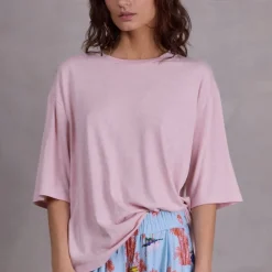 Fanny oversized roze T-shirt