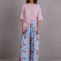 Fanny oversized roze T-shirt