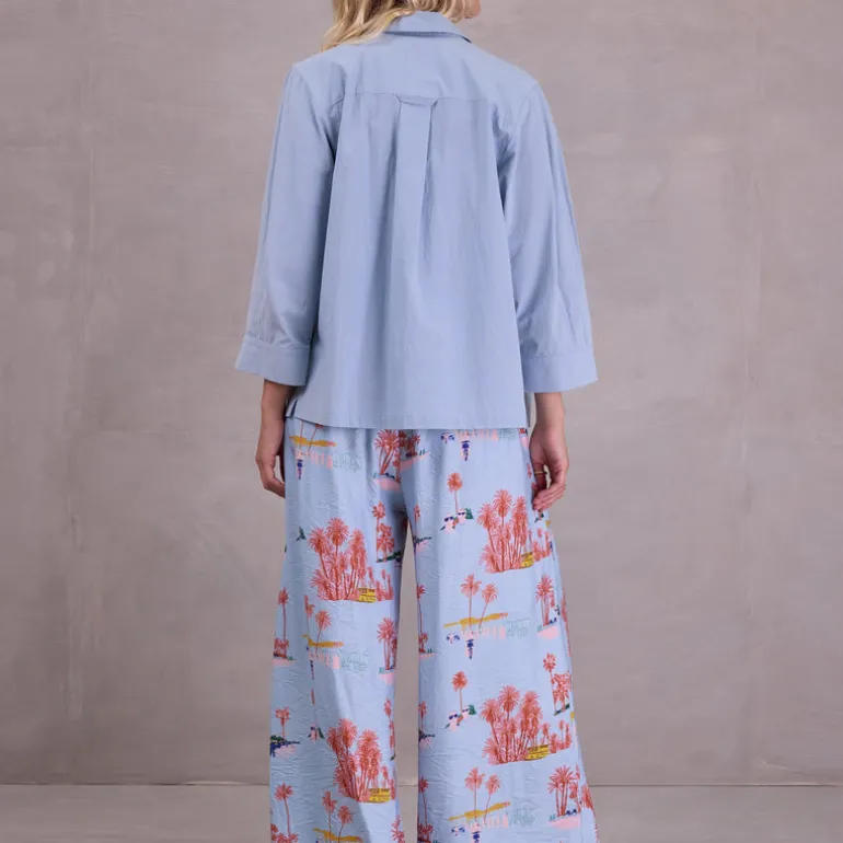 Farell hemd in misty blue