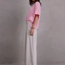 Faro flamingo plissé blouse