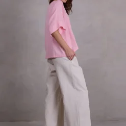 Faro flamingo plissé blouse