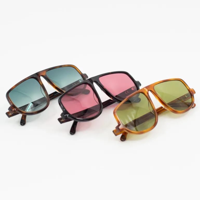 Felice zonnebril in tortoise / blue