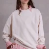Femke ecru oversized sweater