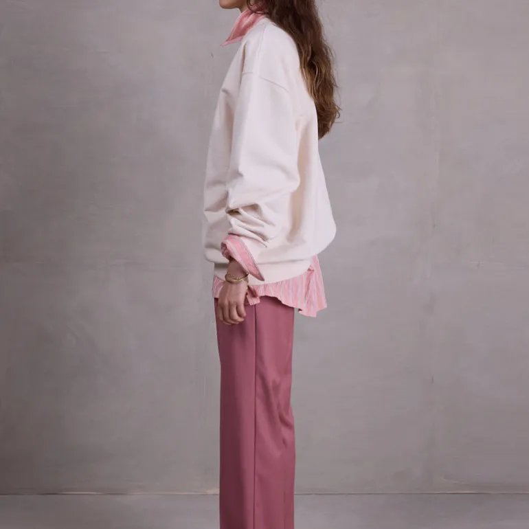 Femke ecru oversized sweater