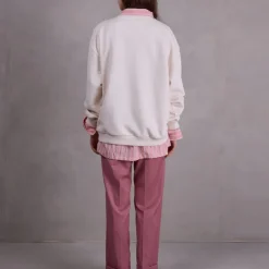 Femke ecru oversized sweater