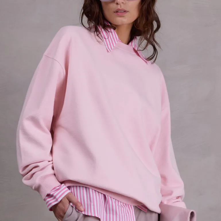 Femke roze oversized sweater