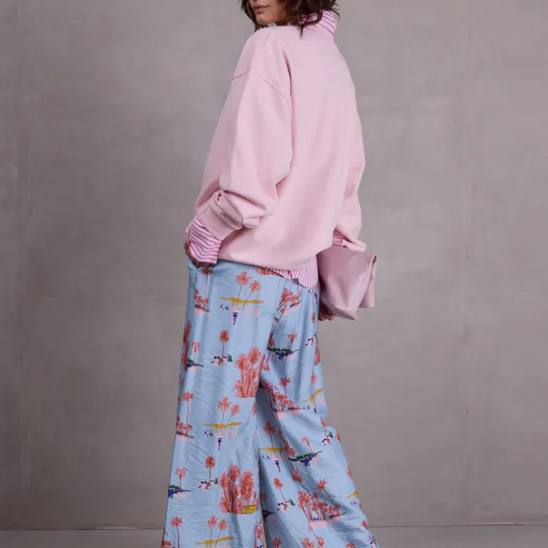 Femke roze oversized sweater