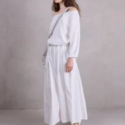 Fender witte blouse