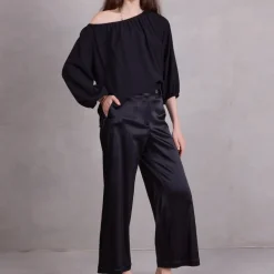 Fender zwarte blouse