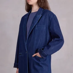 Fenna blazer in summer denim