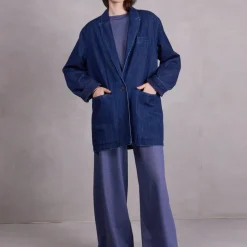 Fenna blazer in summer denim