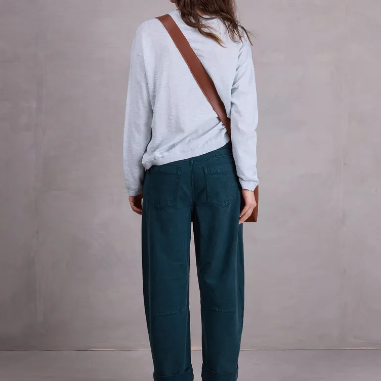 Fenne broek in evergreen