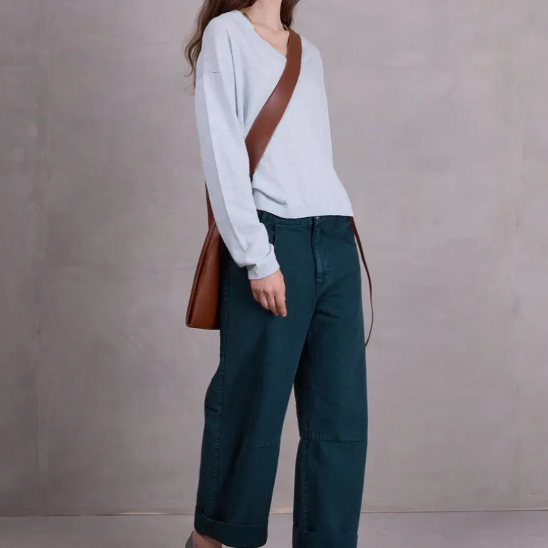 Fenne broek in evergreen