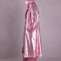 Ferdi pink trench coat